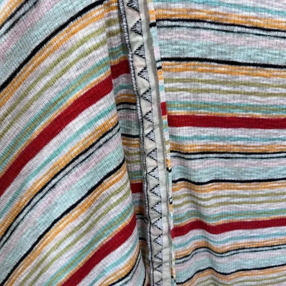Free People We The Free Striped Balloon Sleeve Top - Picture 5 of 5